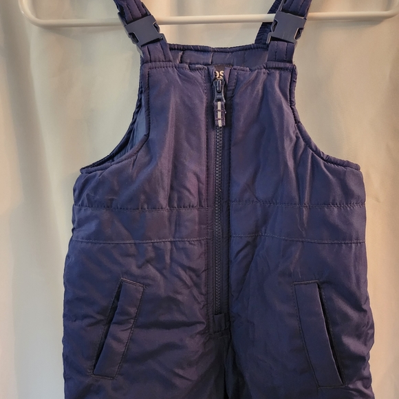 COLUMBIA snow pants bibsMagenta size small 7/8reinforced bum, knees, & instep - Picture 4 of 5